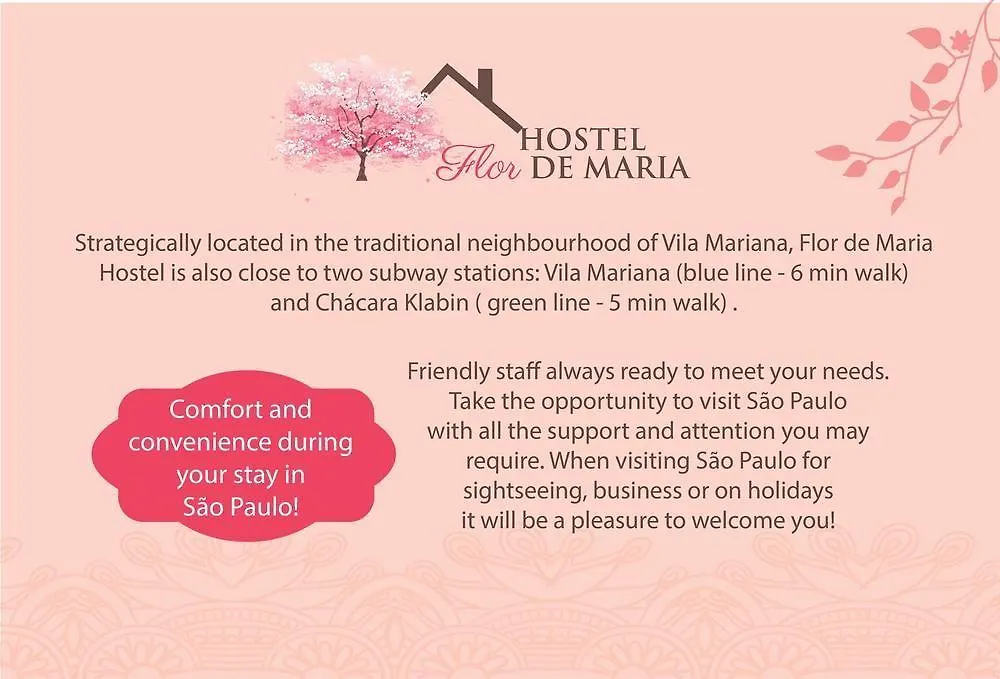 Hostel Flor De Maria Sao Paulo